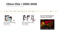 Desktop Screenshot of chica-chic.com